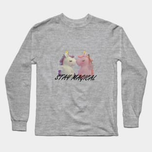 Stay Magical Unicorn Long Sleeve T-Shirt